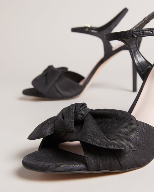 <P>Satin Bow 90Mm Heeled Sandal</P>